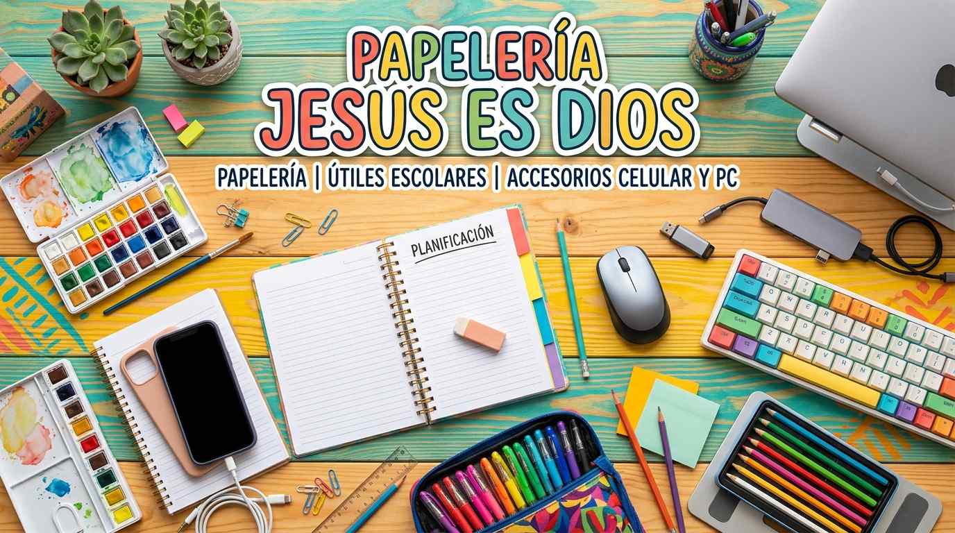 Portada de Papeleria y Accesorios Jesús es Dios